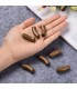 Perles acryliques Gros Tube MARRON
