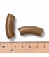Perles acryliques Gros Tube MARRON