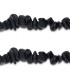 Perles chapelet coquillage chips - bleu nuit pailleté