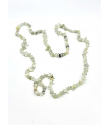 Perles chapelet coquillage chips - vert clair
