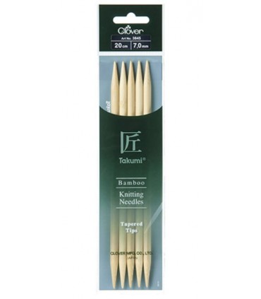 PRYM : Aiguilles double pointes bambou 7mm