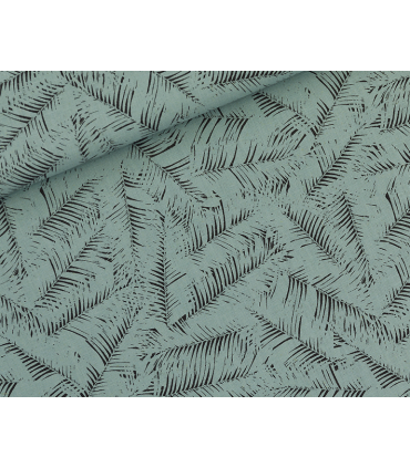 SEE YOU AT SIX : Lin Viscose Leaf Shelter - Vert Surf