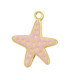Pendentif en acier inoxydable Étoile de mer DORÉ ROSE