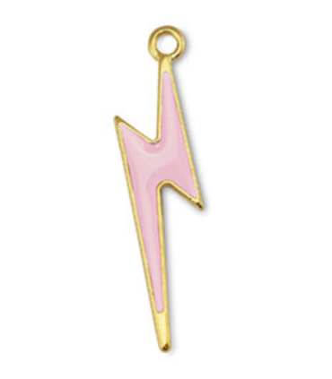 Pendentif éclair DORÉ ROSE