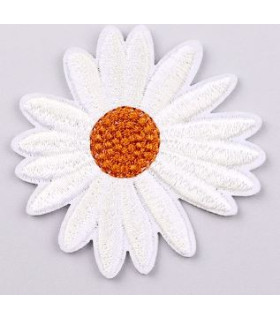 Thermocollant - Petite pâquerette Vert et Blanc