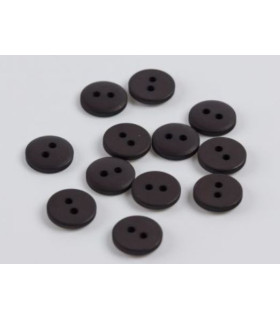 Bouton Couture Polyester Mat 10mm BRUN
