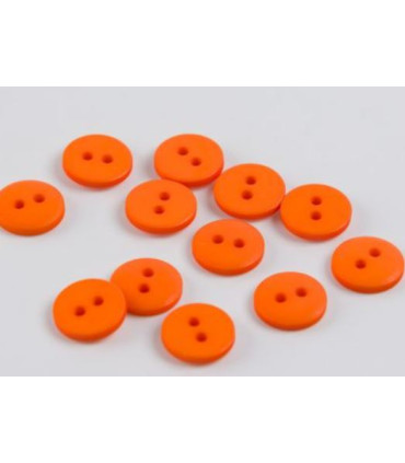 Bouton Couture Polyester Mat 10mm ORANGE