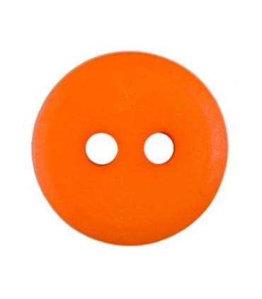 Bouton Couture Polyester Mat 10mm ORANGE