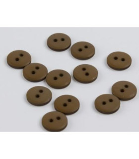 Bouton Couture Polyester Mat 10mm KAKI