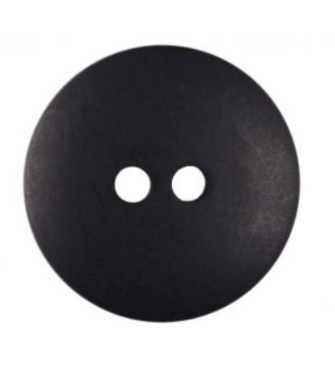 Bouton Couture Polyester Mat 12mm NOIR