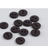Bouton Couture Polyester Mat 12mm BRUN