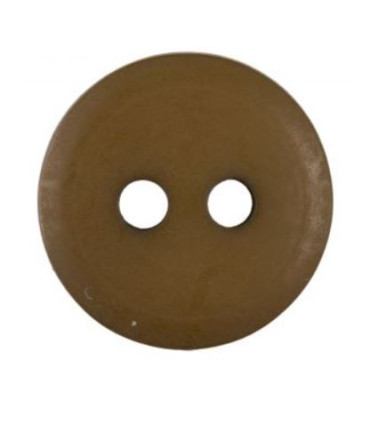 Bouton Couture Polyester Mat 12mm KAKI