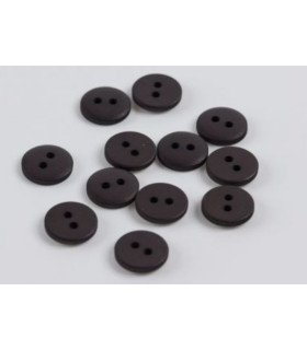 Bouton Couture Polyester Mat 14mm BRUN
