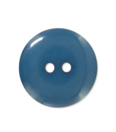 Bouton Couture Polyester Brillant 10mm BLEU INDIGO