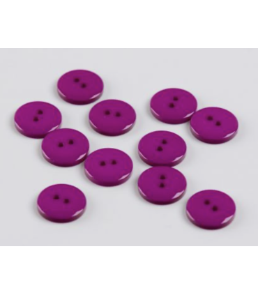 Bouton Couture Polyester Brillant 10mm VIOLET
