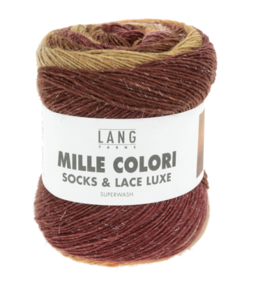Mille colori - Socks & Lace Luxe MARRON MOUTARDE