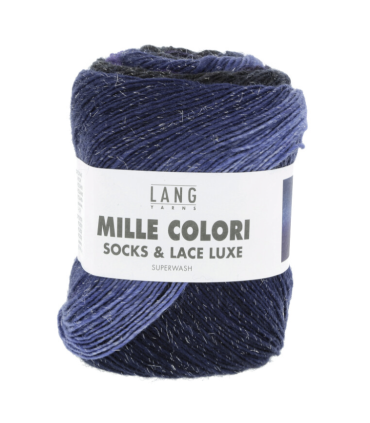 Mille colori - Socks & Lace Luxe BLEU MARINE