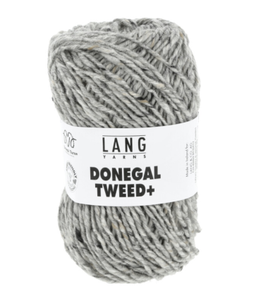 LANG YARNS : Donegal Tweed+ GRIS CLAIR