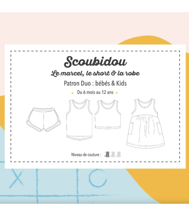 MARMAÏ : Le marcel & short & robe SCOUBIDOU