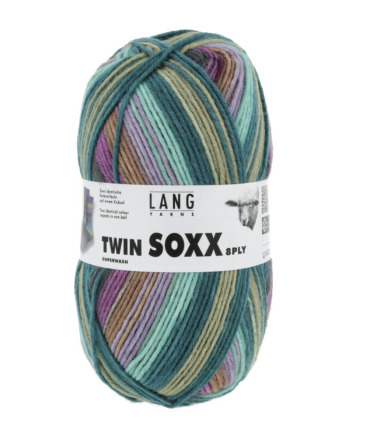 Twin Soxx 8ply VIOLET PÉTROLE