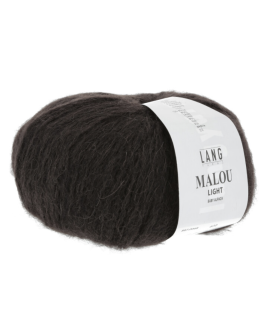 LANG YARNS Malou Light MARRON FONCÉ
