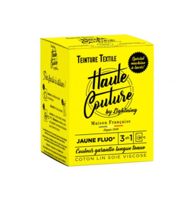 HAUTE COUTURE Teinture Textile - JAUNE FLUO