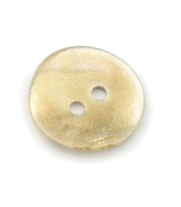 Bouton nacre à paillettes DORÉE - 18mm