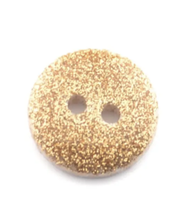 Bouton à paillettes DORÉ - 12mm