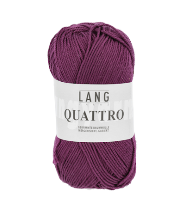 LANG YARNS : Quattro - PRUNE