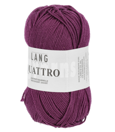 LANG YARNS : Quattro - PRUNE