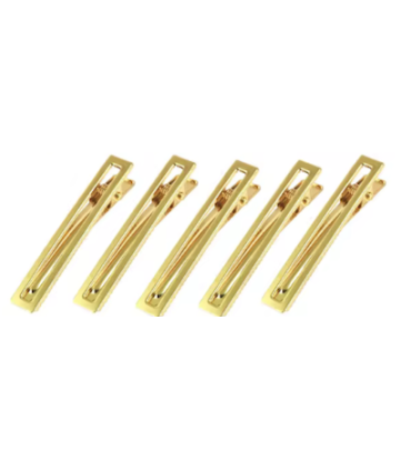 Barrette pour cheveux - rectangle fin