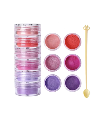 Lot de paillettes fines - dégradé rose et violet