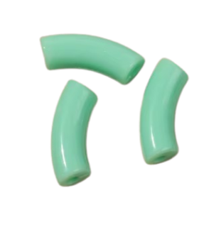 Perles acryliques Gros Tube - MENTHE