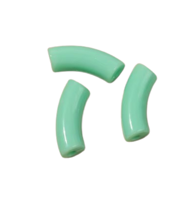 Perles acryliques Gros Tube - MENTHE