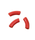 Perles acryliques Gros Tube - PASTÉQUE