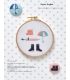 74 mini-motifs brodés