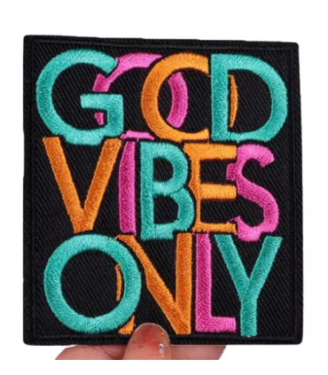 Thermocollant - Carré Good Vibes Only