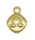 Pendentif arc en ciel DORÉ