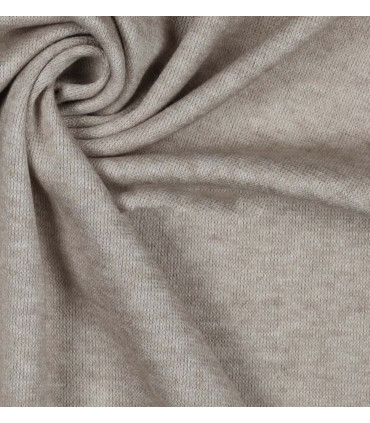 Maille Viscose mélangée - BEIGE chiné