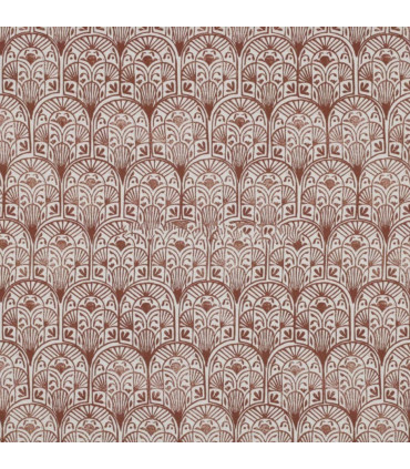 POPPY : Toile canvas TERRACOTTA - arches graphiques