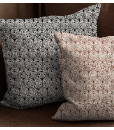 POPPY : Toile canvas TERRACOTTA - arches graphiques