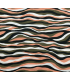 Viscose rayures - KAKI SAUMON