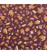 Viscose imprimée petits traits ORANGE fond BORDEAUX