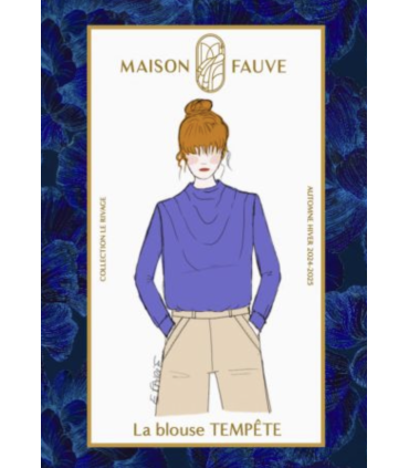 MAISON FAUVE : La blouse TEMPETE