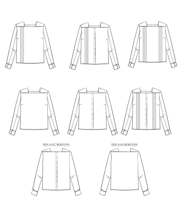 MAISON FAUVE : La blouse DEFERLANTE