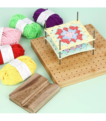 Bloqueur carré pour granny square  20cm