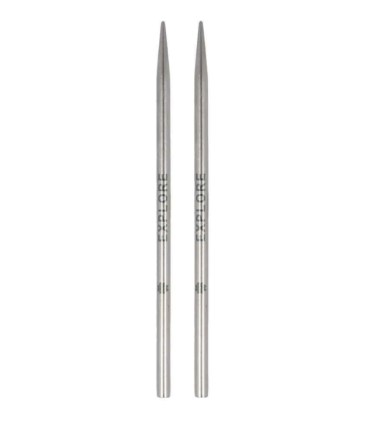 Knit Pro - Métal - Pointes d'aiguilles 10cm - Câble 40cm - n°3