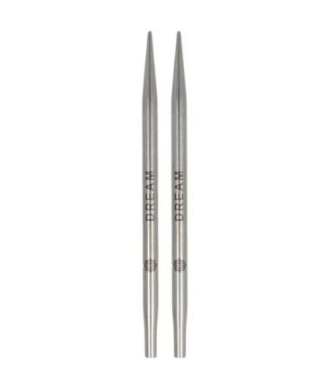 Knit Pro - Métal - Pointes d'aiguilles 10cm - Câble 40cm - n°4