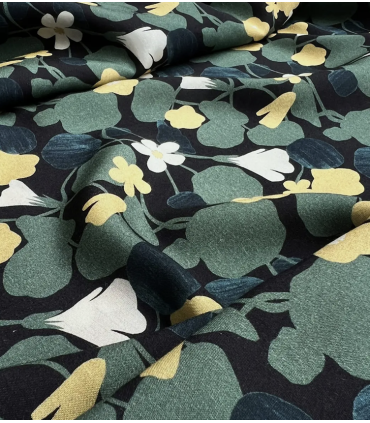 SINGULIERE PAR COUSETTE : viscose - CAPUCINE FLOWERS