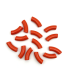 Perles acryliques Gros Tube - TOMATE